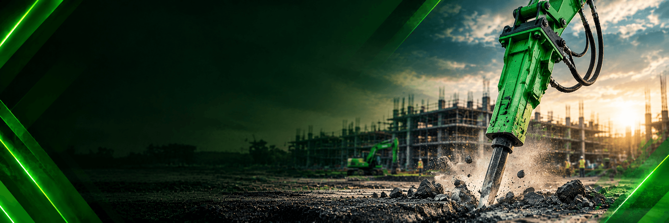 Sewa Jack Hammer untuk pembongkaran beton dan material
